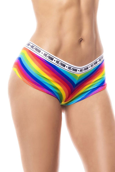 Rainbow Cheeky Short Color Only Color