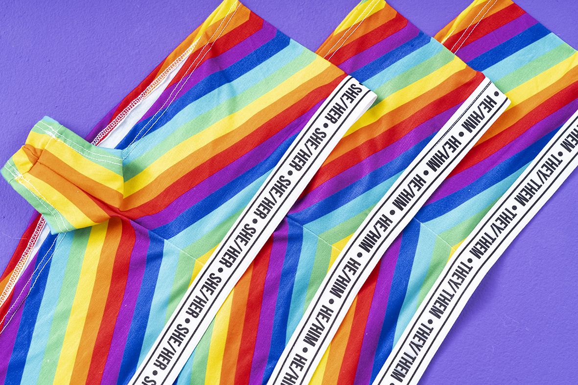 Rainbow Cheeky Short Color Only Color