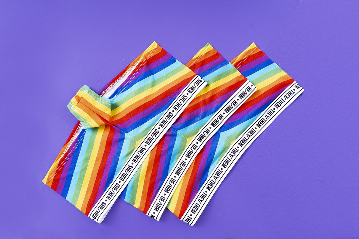 Rainbow Cheeky Short Color Only Color