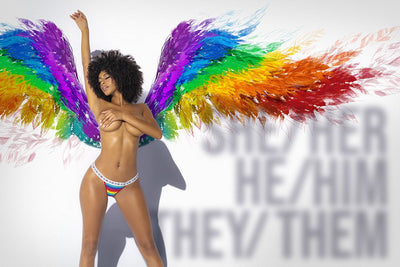 Rainbow Thong Color Only Color