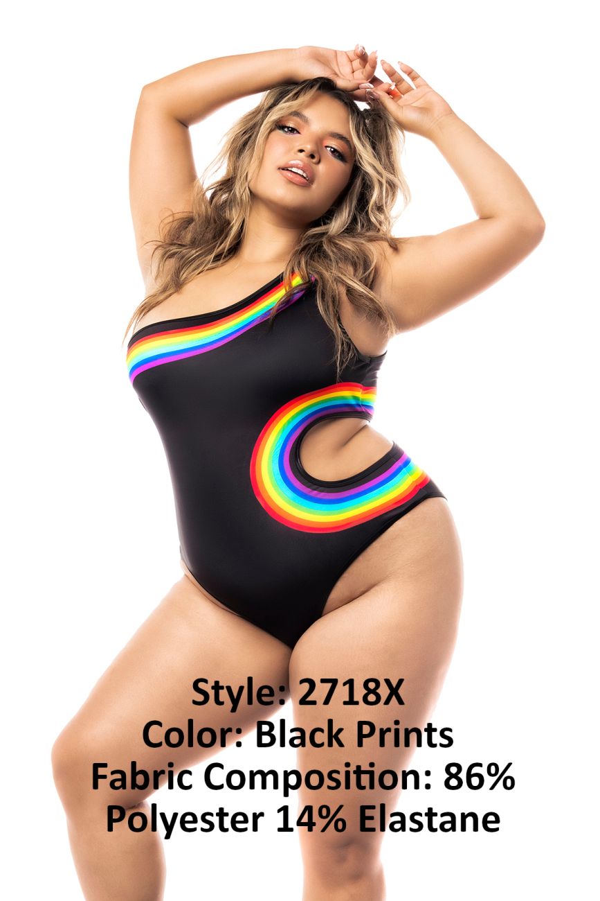 Bodysuit Color Black Prints