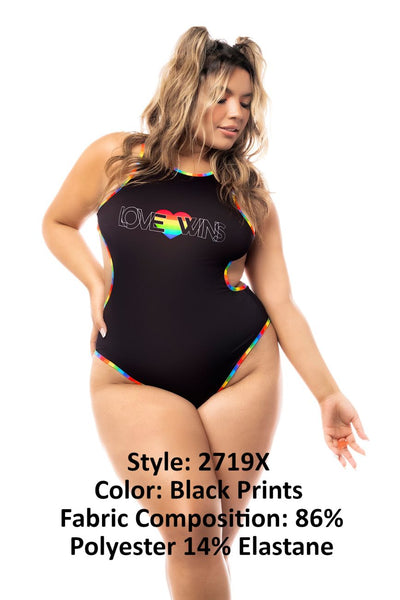 Bodysuit Color Black Prints