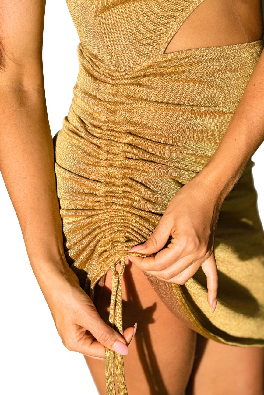 Dress Color Shimmery Gold