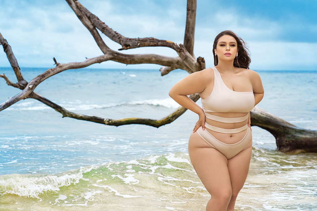 Two Piece Swimsuit Color Shimmery Ivory