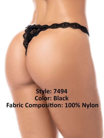 Babydoll With Matching G-String Color Black