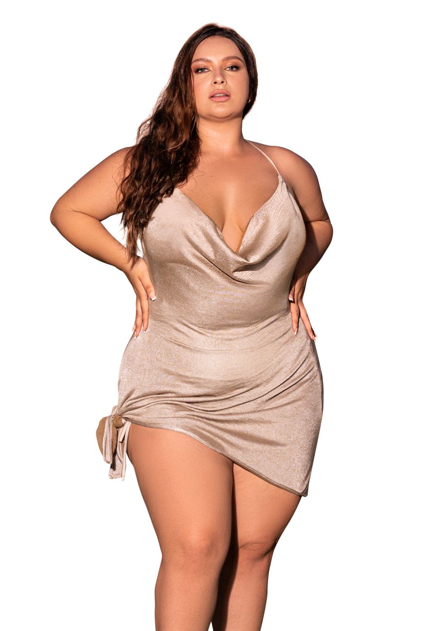 Beach Dress Cover Up Color Shimmery Mocha