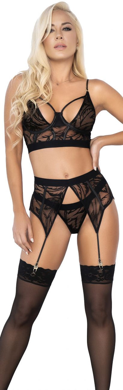 Three Piece Set Color Black