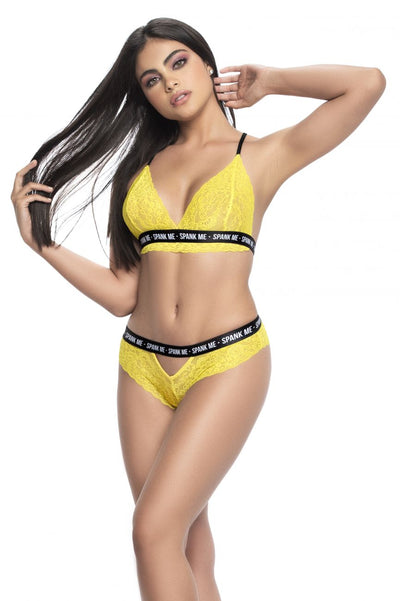 Two Piece Set Color Yellow
