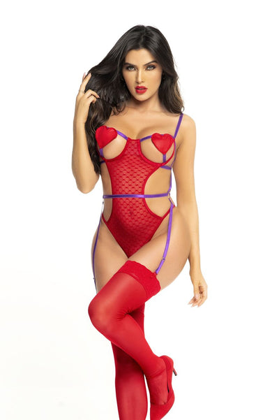 Teddy Color Purple-Red
