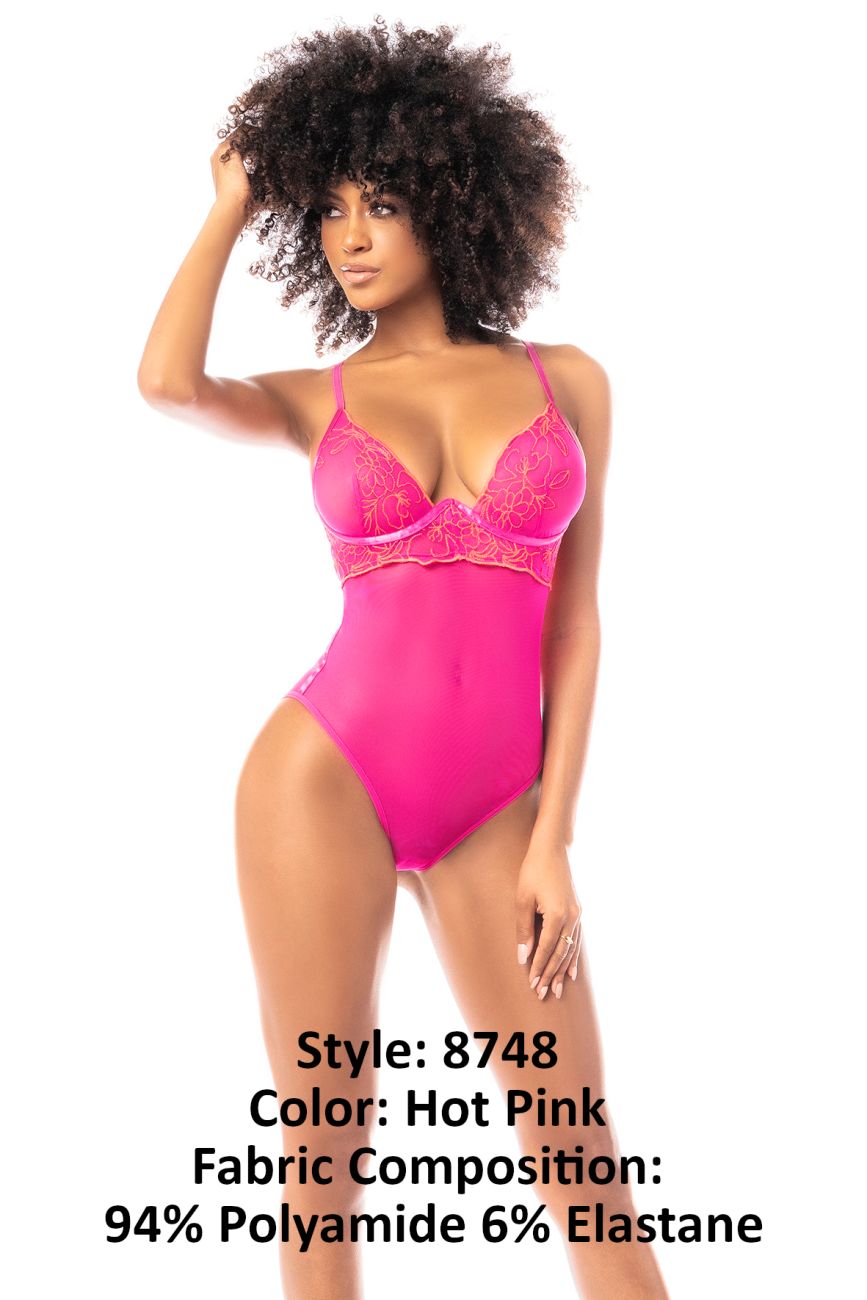 Bodysuit Color Hot Pink