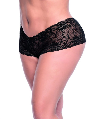 Lace Boyshort Color Black