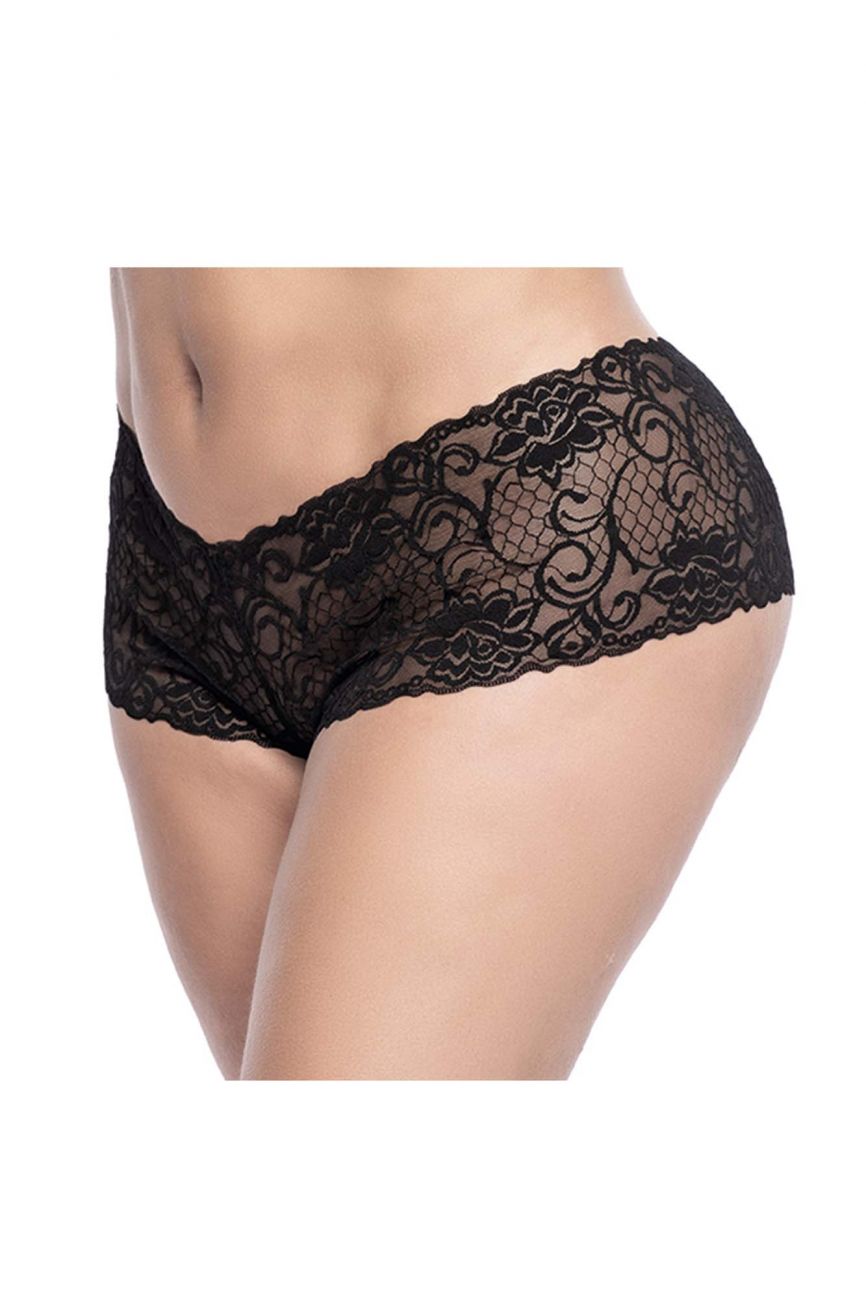 Lace Boyshort Color Black