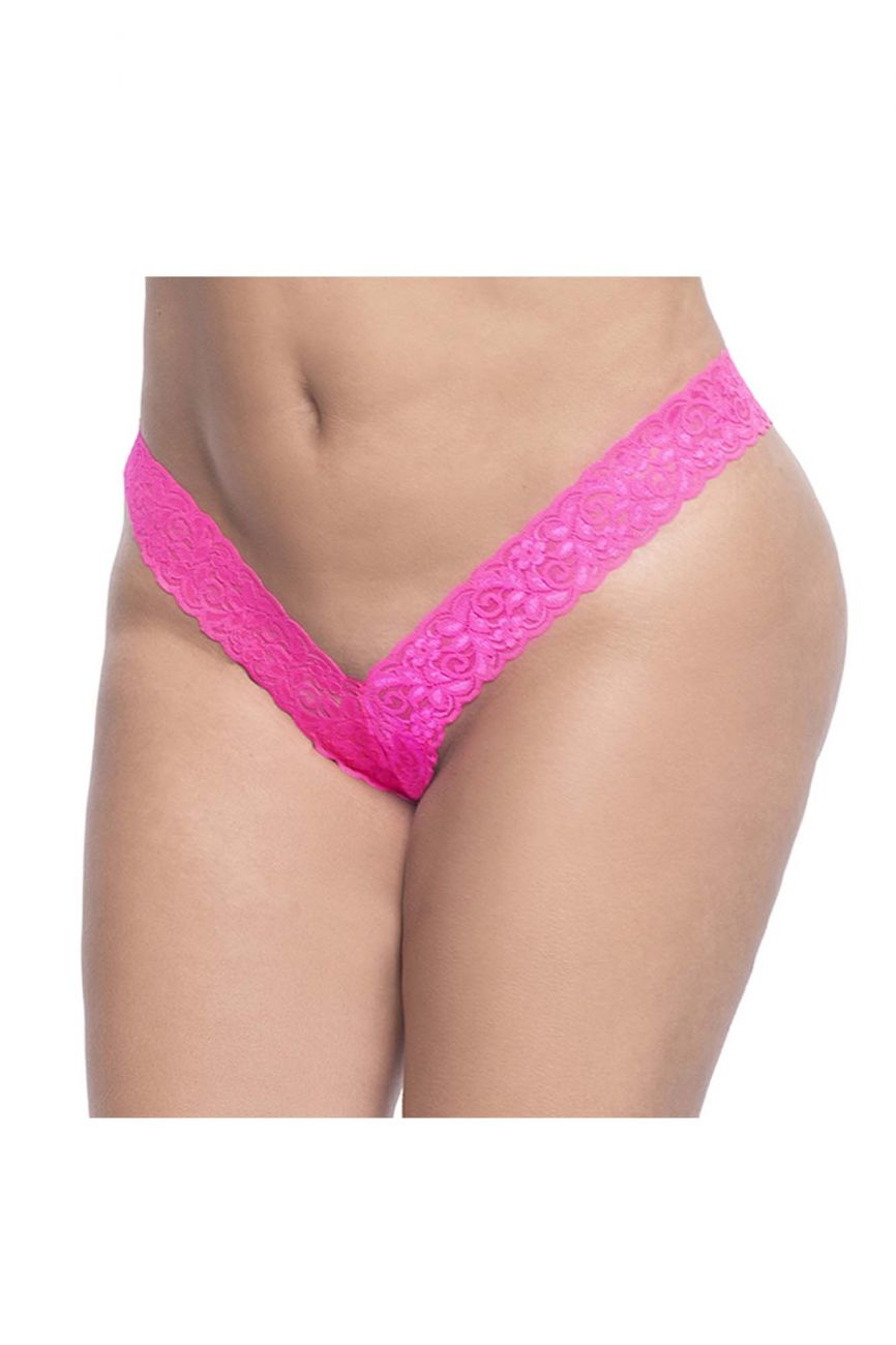 Lace Boyshort Color Hot Pink