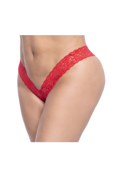Lace Boyshort Color Red