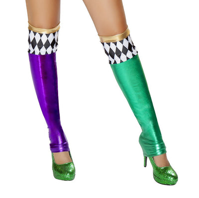 Green/Purple Jester Leggings