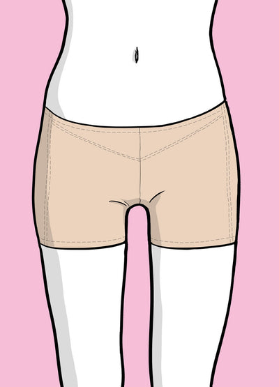 Butt Booster Boyshort Nude