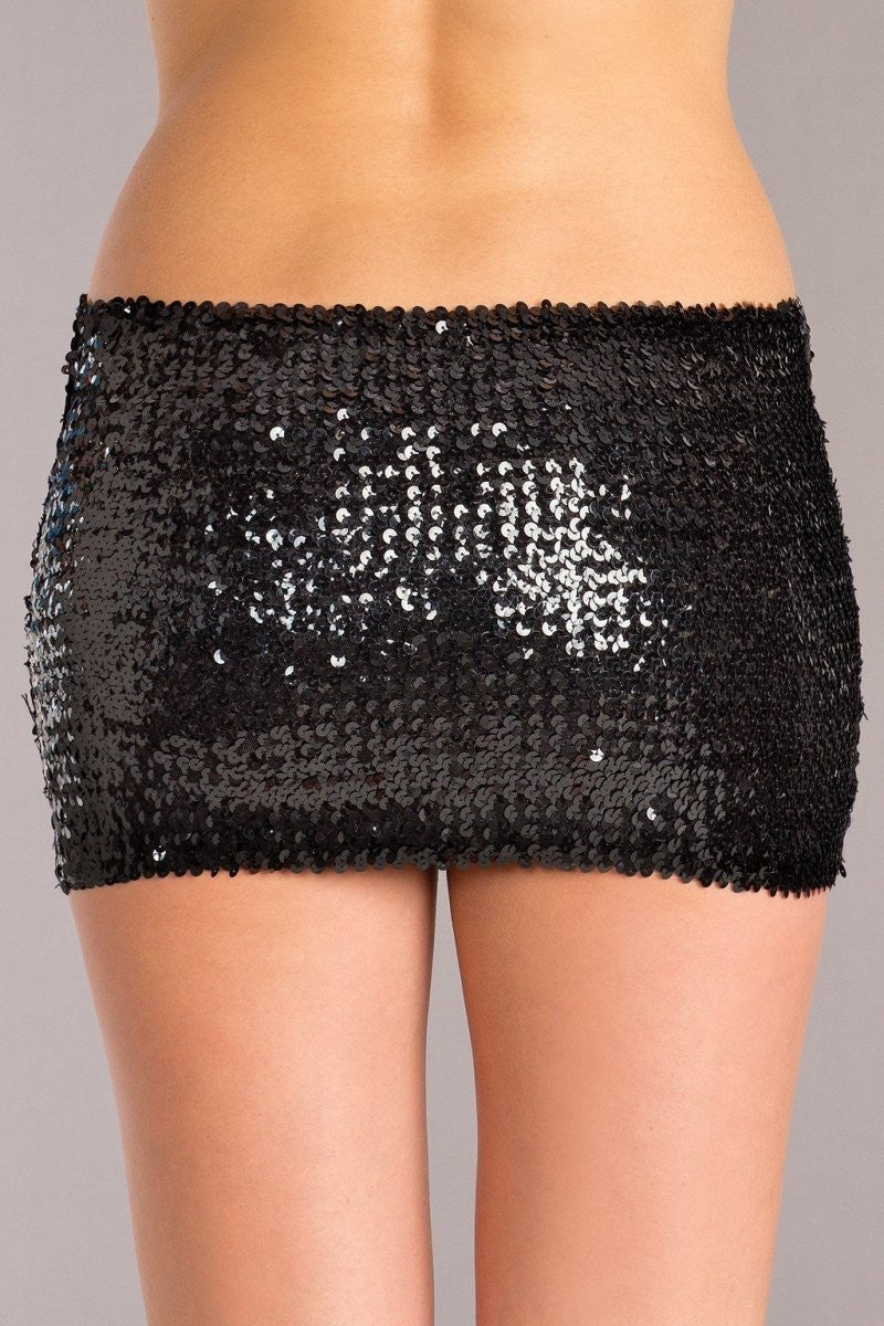 Sequin Skirt - Black