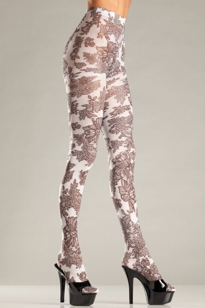 Floral Galore Pantyhose