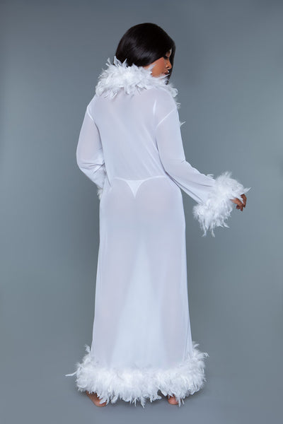 Glamour Robe White