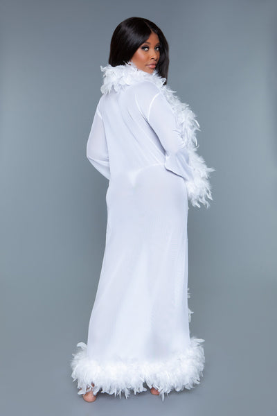 Glamour Robe White