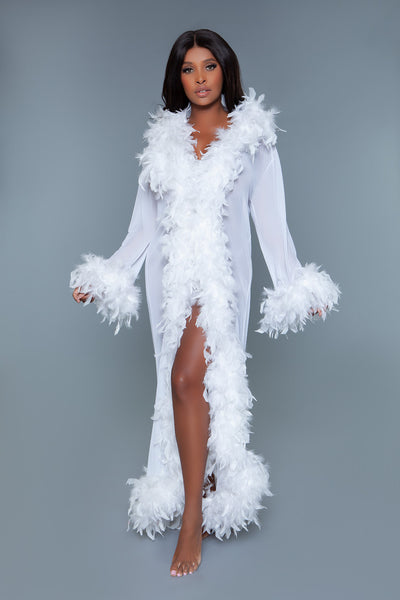 Glamour Robe White