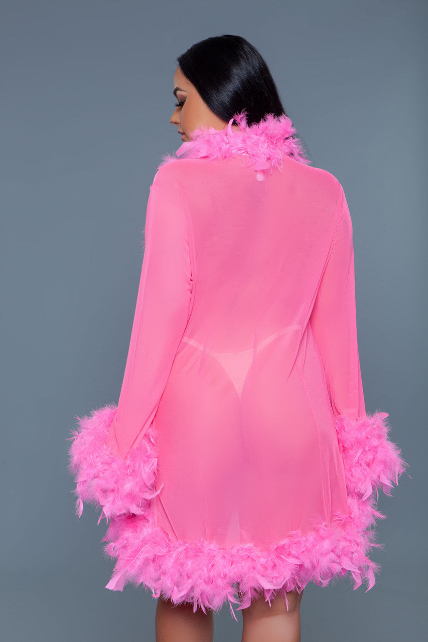Lux Robe Neon Pink