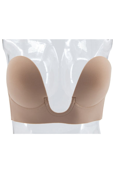 Deep V Bra - Nude