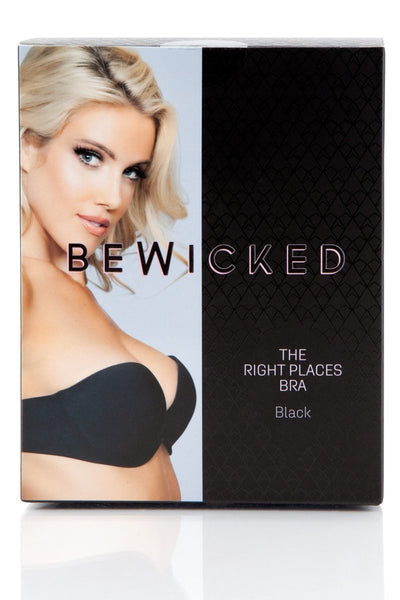 BK The Right Places Bra - Black